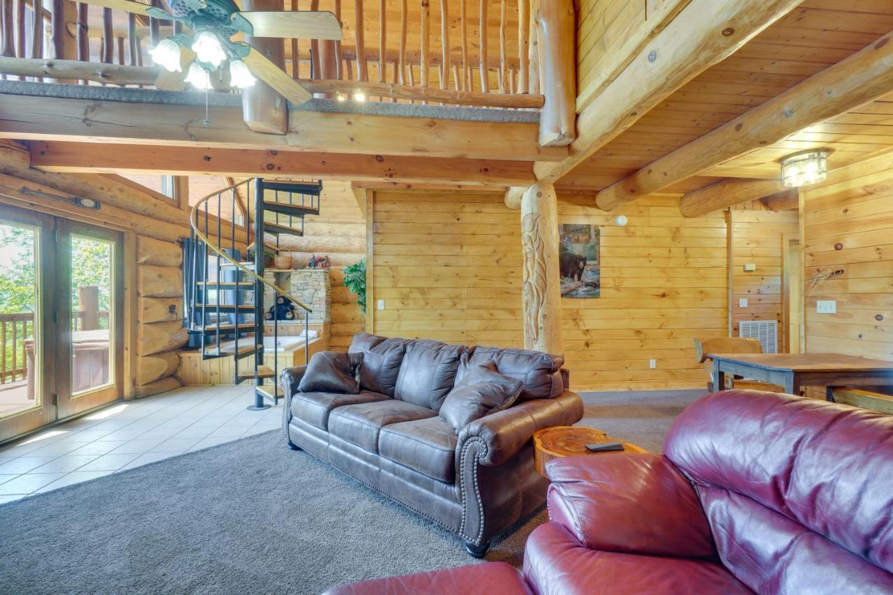 Smoky Mountain Vacation Rental Cabin With Hot Tub! Gatlinburg Eksteriør billede